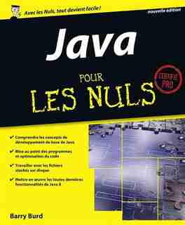 Java pour les nuls 6e ed. de Barry Burd