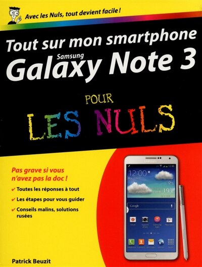 Couverture_Tout sur mon smartphone Samsung Galaxy note 3 pour les nuls