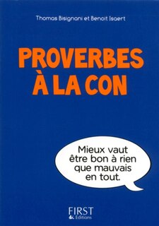 Front cover_Proverbes à la con
