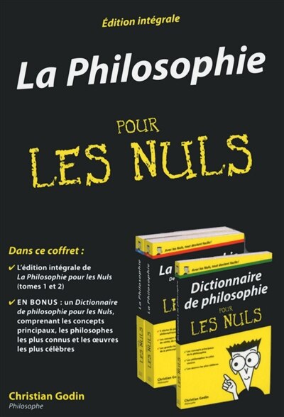 Front cover_La philosophie pour les nuls