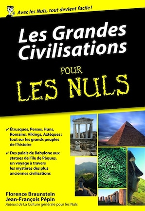 Les grandes civilisations pour les nuls poche