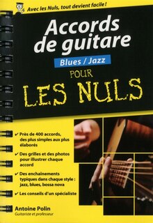Front cover_Accords de guitare blues-jazz pour les nuls
