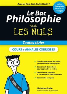 Front cover_Le bac philosophie pour les nuls