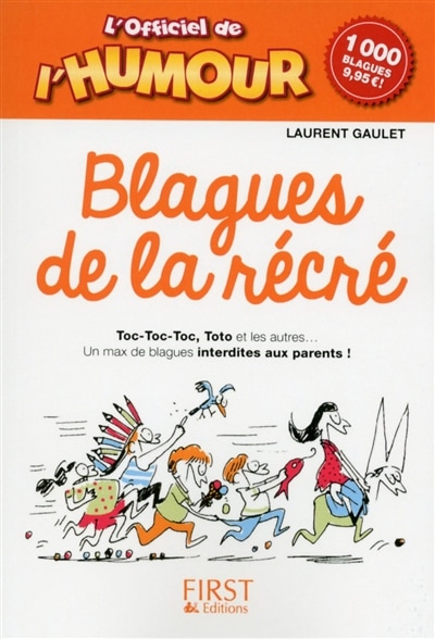 Front cover_L'officiel de l'humour : blagues de la récré : 1.000 blagues