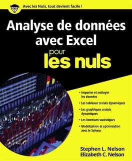 Couverture_Analyse de données avec Excel pour les nuls