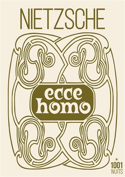 Couverture_Ecce homo : comment on devient ce que l'on est
