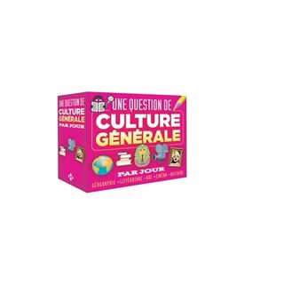 Couverture_Une question de culture g&eacute;n&eacute;rale par jour