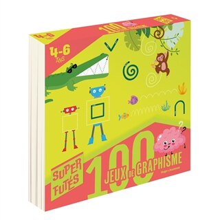 Couverture_100 jeux de graphisme : 4-6 ans