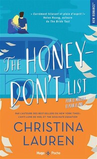 Couverture_the honey don't list nlle edition