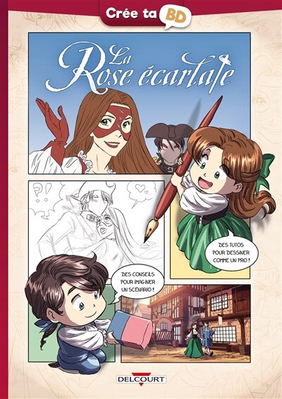 Front cover_La rose écarlate : crée ta BD !
