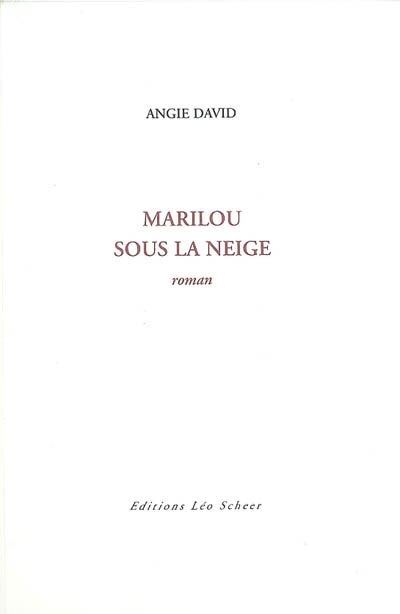 Front cover_Marilou sous la neige
