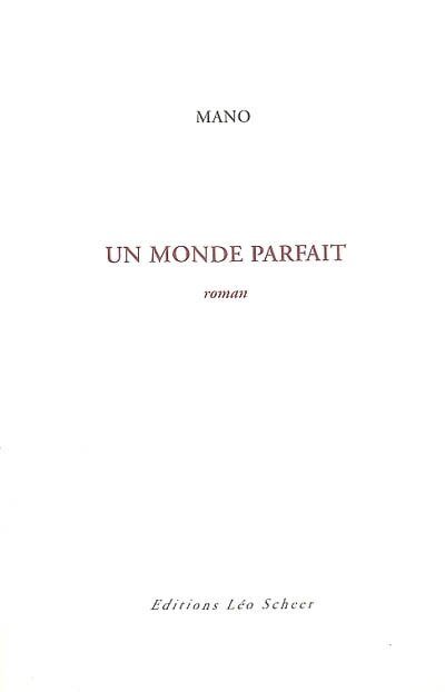 Front cover_Un monde parfait