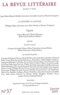Front cover_Revue littéraire (La), n°37. La rentrée de janvier