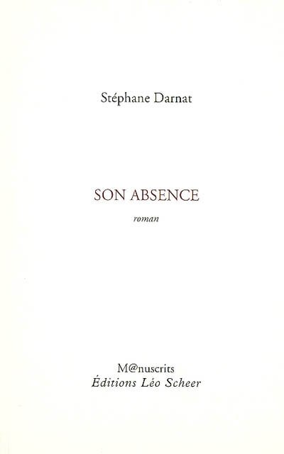 Front cover_Son absence