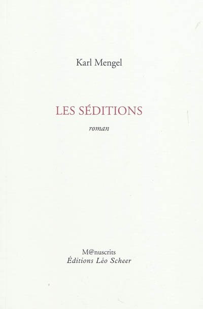 Front cover_Les s&eacute;ditions