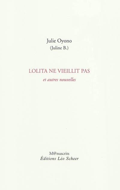 Front cover_Lolita ne vieillit pas : et autres nouvelles