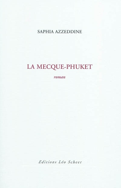 Front cover_La Mecque-Phuket