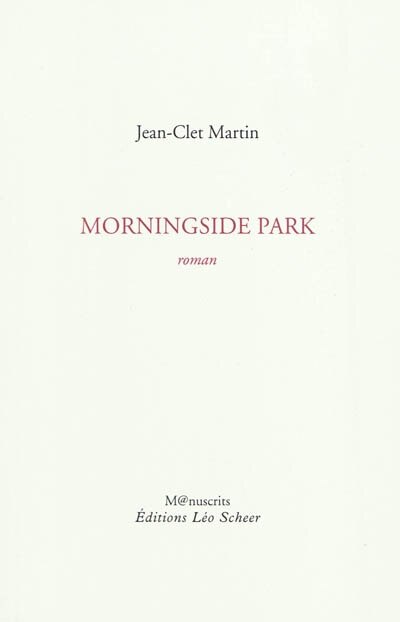 Front cover_Morningside park