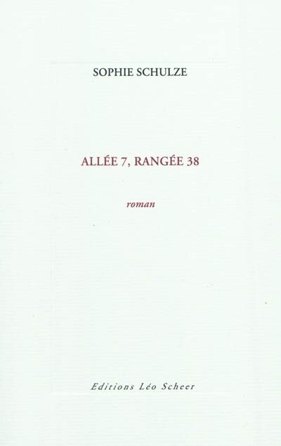 Couverture_Allée 7, rangée 38