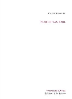 Front cover_Nom de pays, Karl