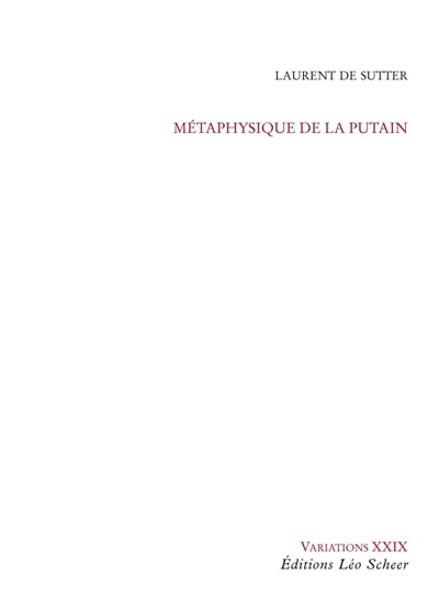 Couverture_Métaphysique de la putain