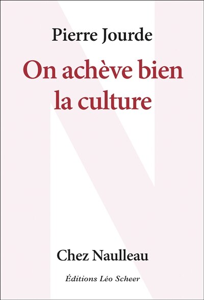 Front cover_On achève bien la culture