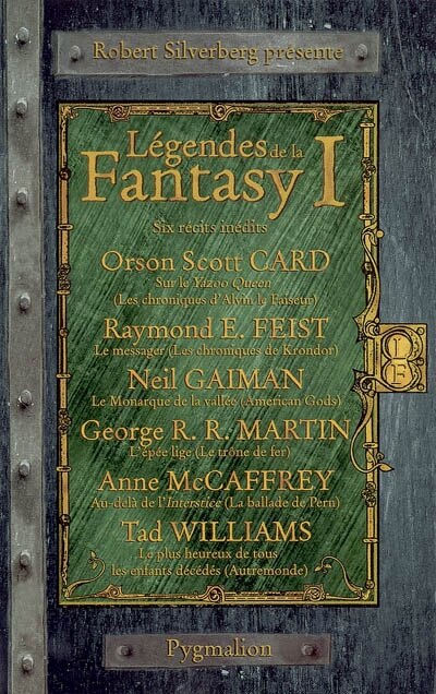 Couverture_Légendes de la fantasy, Vol. 1. Six récits inédits par les maîtres de la fantasy moderne