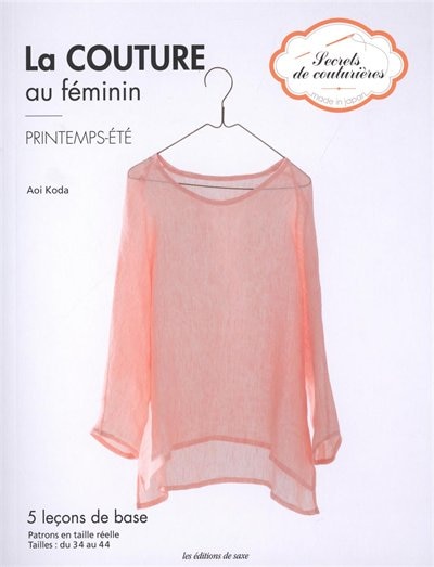 Front cover_La couture au féminin