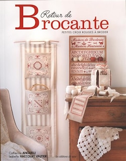 Retour de brocante - Petites croix rouges à broder