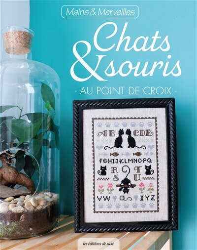 Front cover_Chats & souris au point de croix
