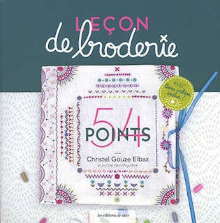 Front cover_Leçon de broderie : 54 points