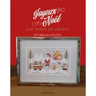 Front cover_Joyeux Noël au point de croix : 20 tableaux de fête