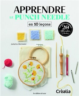 Front cover_Apprendre le punch needle en 10 leçons