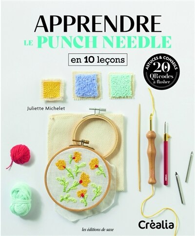 Front cover_Apprendre le punch needle en 10 leçons