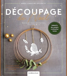 Front cover_Découpage de Noël : cartes de voeux, décorations, étiquettes & Cie
