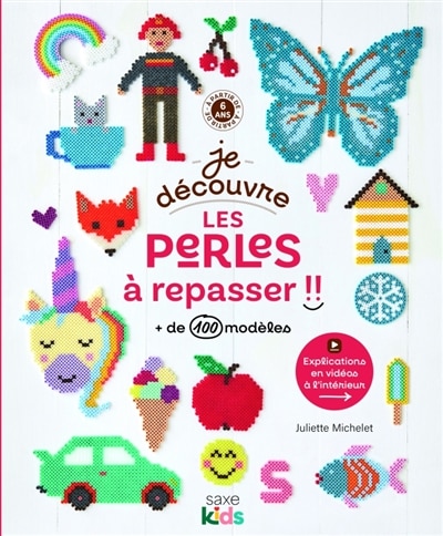Couverture_Je découvre les perles à repasser !! : + de 100 modèles