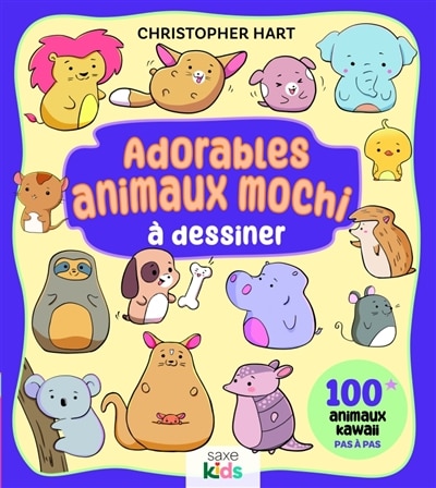 Couverture_Adorables animaux mochi &agrave; dessiner