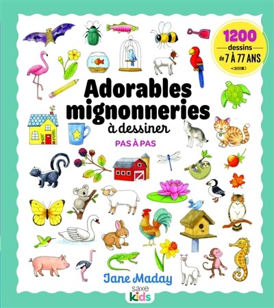 Couverture_Adorables mignonneries &agrave; dessiner pas &agrave; pas