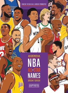 Front cover_Agenda NBA all star names : 2024-2025