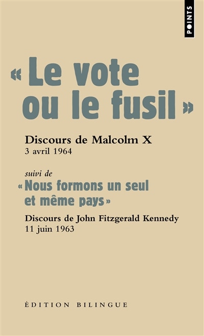 Le vote ou le fusil: discours de Malcolm X prononcé à Cleveland (Ohio), 3 avril 1964 ; Nous formons un seul et même pays