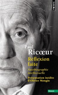 Front cover_Réflexion faite : autobiographie intellectuelle