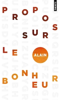 Front cover_Propos sur le bonheur