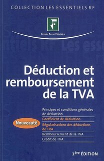 Front cover_Déduction et remboursement de la TVA