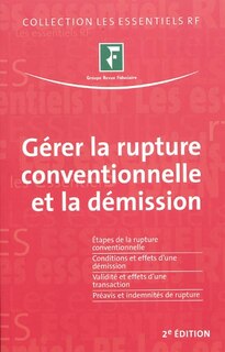 Front cover_Gérer la rupture conventionnelle et la démission