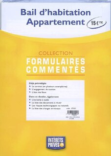 Front cover_Bail d'habitation appartement