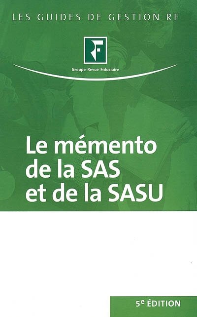 Couverture_Le mémento de la SAS et de la SASU : juridique, fiscal et social