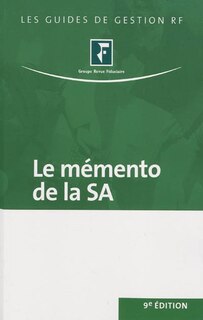 Couverture_Le mémento de la SA