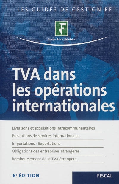 Couverture_La TVA dans les opérations internationales