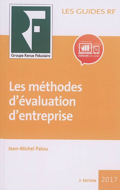 Couverture_Les méthodes d'évaluation d'entreprise : 2017