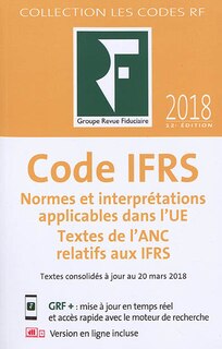 Front cover_Code IFRS 2018